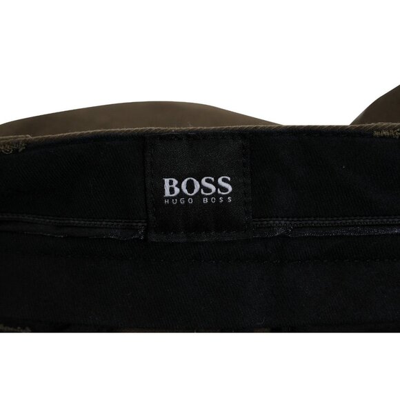 Hugo Boss Mens Chino Trousers Size US 34 IT 50 Olive Green Travel Pants - Picture 11 of 13